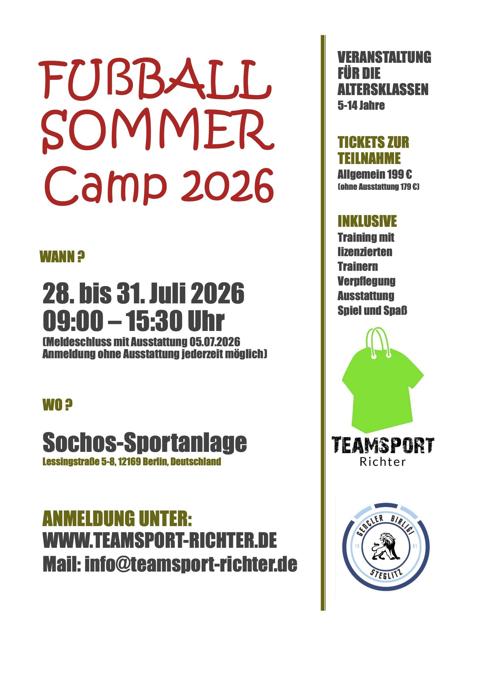 Flyer Steglitz GB Sommercamp